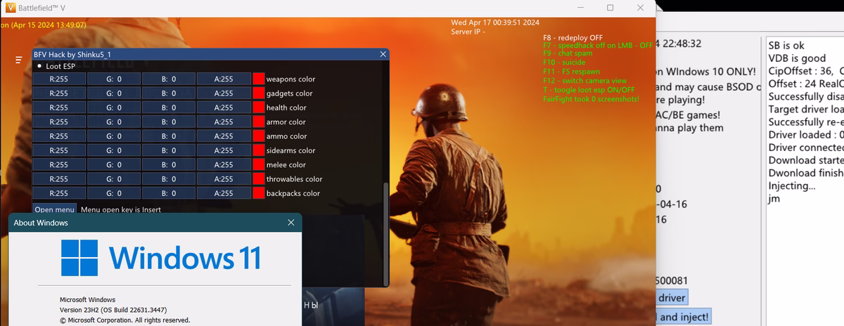 注入器错误示例1