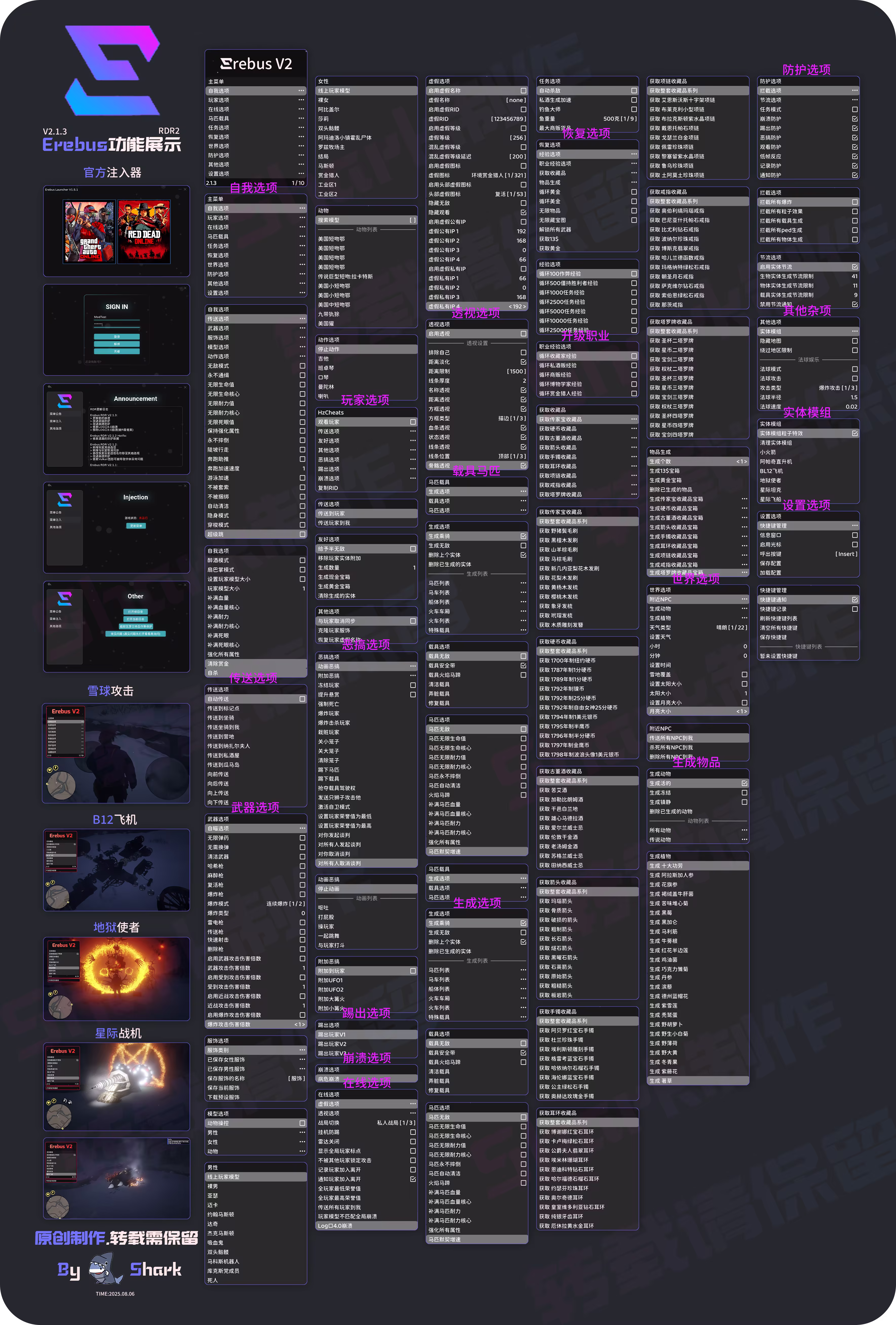 RDR2-Erebus功能图